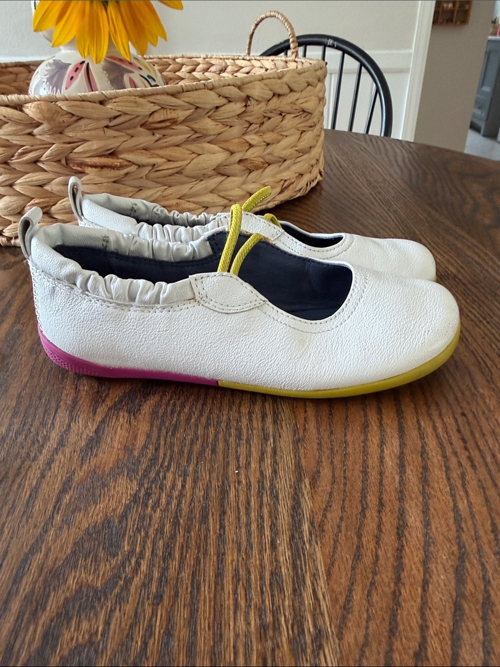 Camper for kids leather flats size EU 32/US 13.5